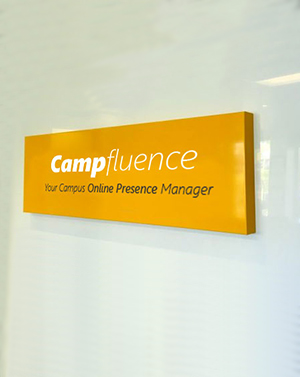 Campfluence Signage